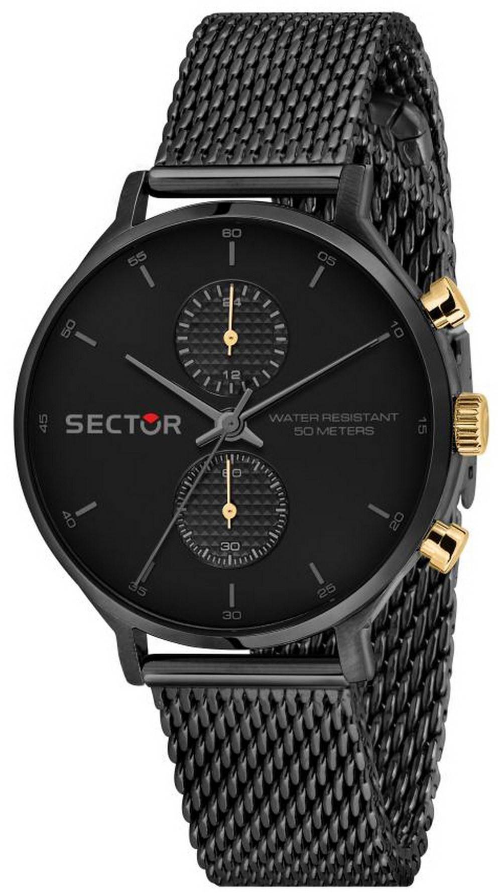 Sector 370 Black Dial Stainless Steel Quartz R3253522001 Men's Watch