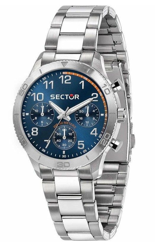 Sector 270 Stainless Steel Multifunction Blue Dial Quartz R3253578018 Men's Watch