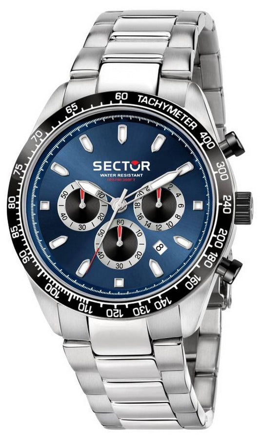 Sector 245 Chronograph Blue Dial Stainless Steel Quartz R3273786014 100M Men's Watch