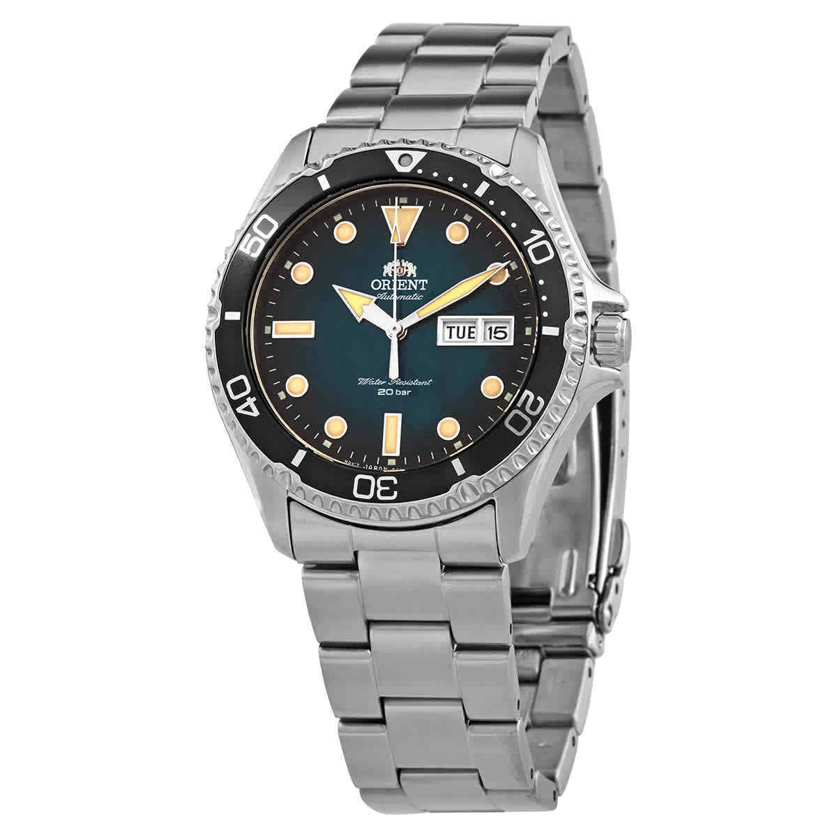 Orient Kamasu Mako Green Dial Automatic Diver's RA-AA0811E19B 200M Men's Watch