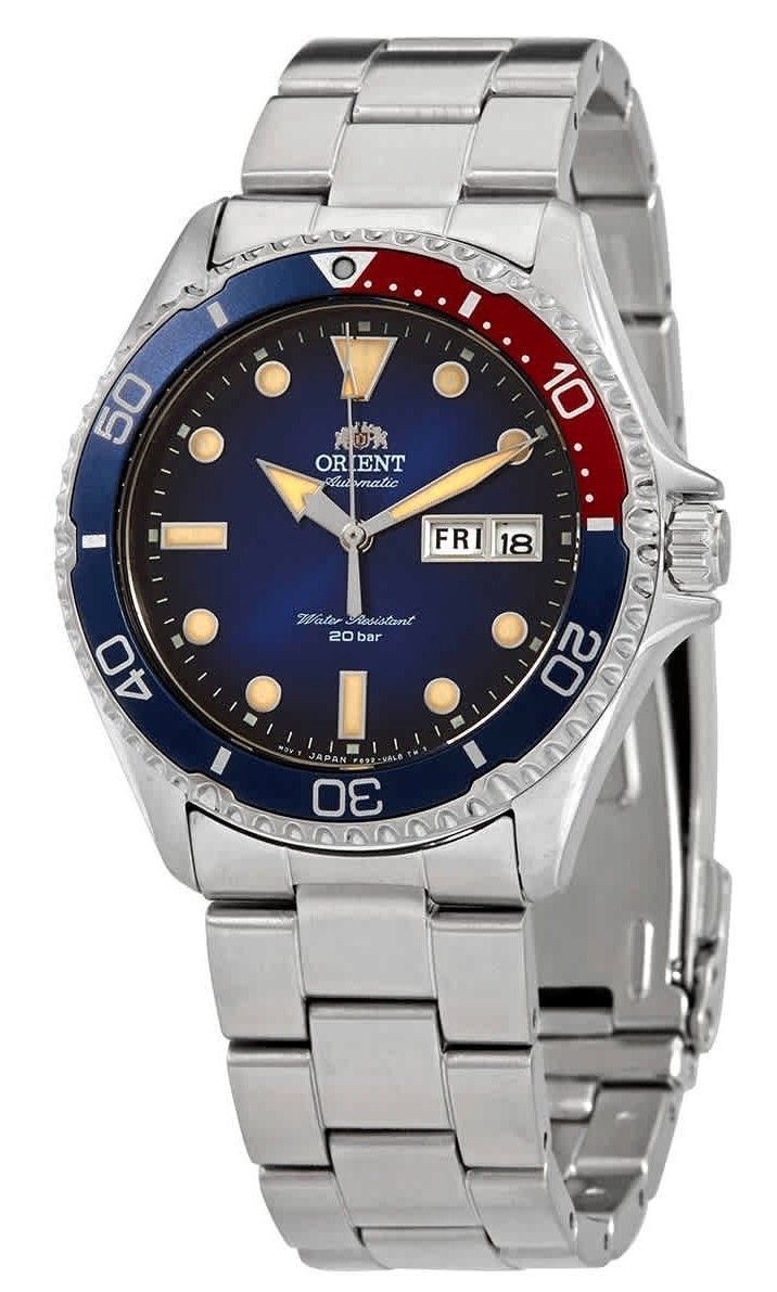 Orient Mako Kamasu Blue Dial Automatic Diver's RA-AA0812L19B 200M Men's Watch