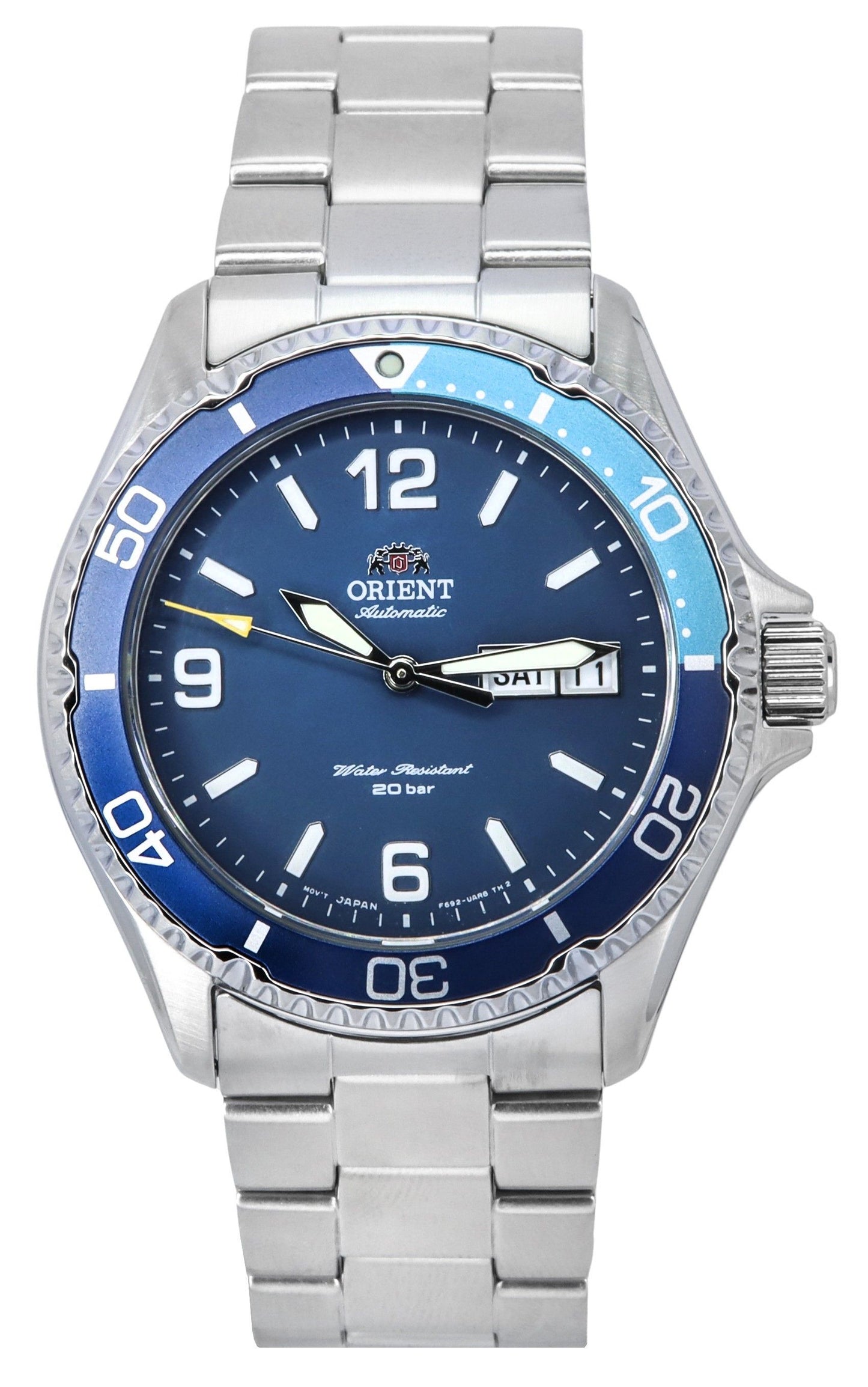 Orient Sports Kamasu Mako III Stainless Steel Blue Dial Automatic Diver's RA-AA0818L19B 200M Men's Watch