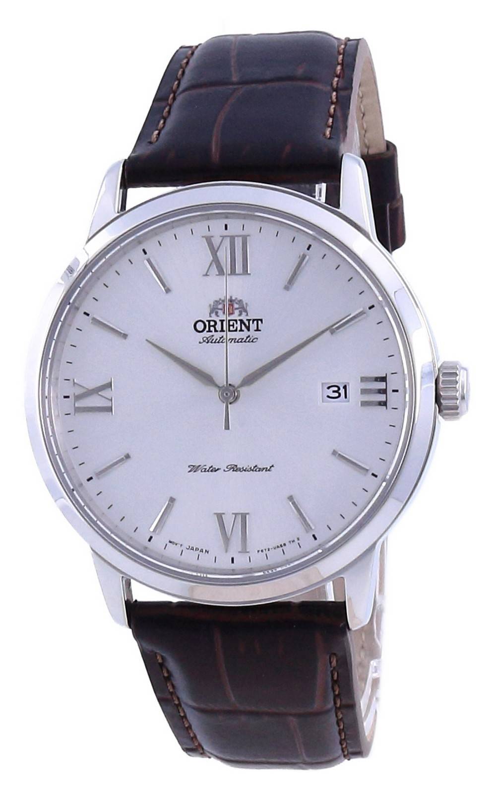 Orient Contemporary White Dial Leather Automatic RA-AC0F12S10B Men's Watch