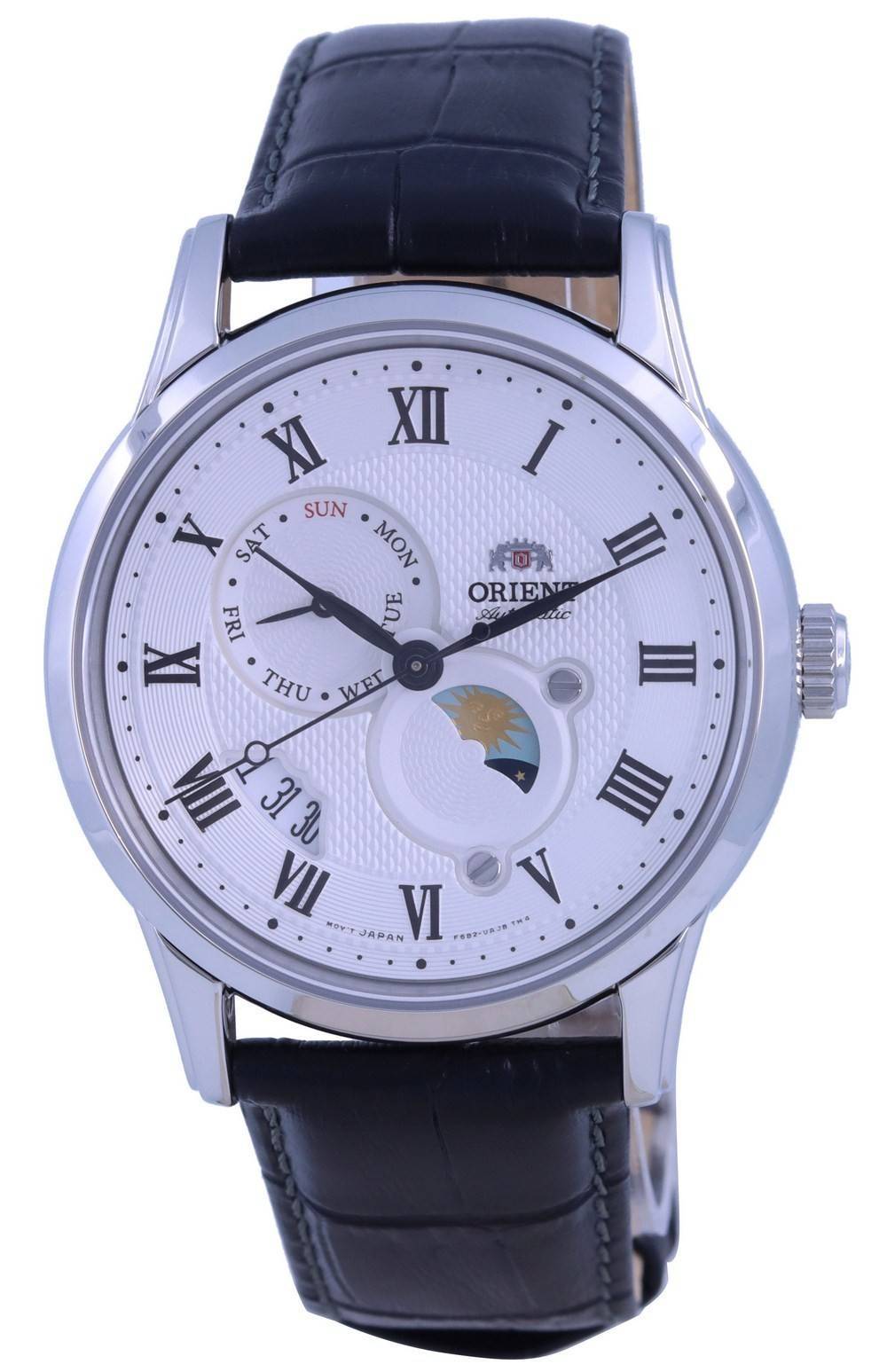 Orient Classic Sun & Moon White Dial Automatic RA-AK0008S10B Men's Watch