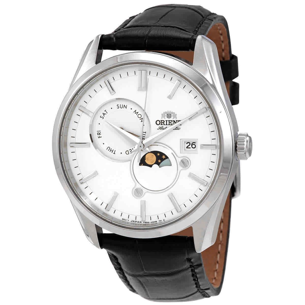 Orient Classic Sun & Moon Gen White Dial Automatic RA-AK0310S10B Men's Watch