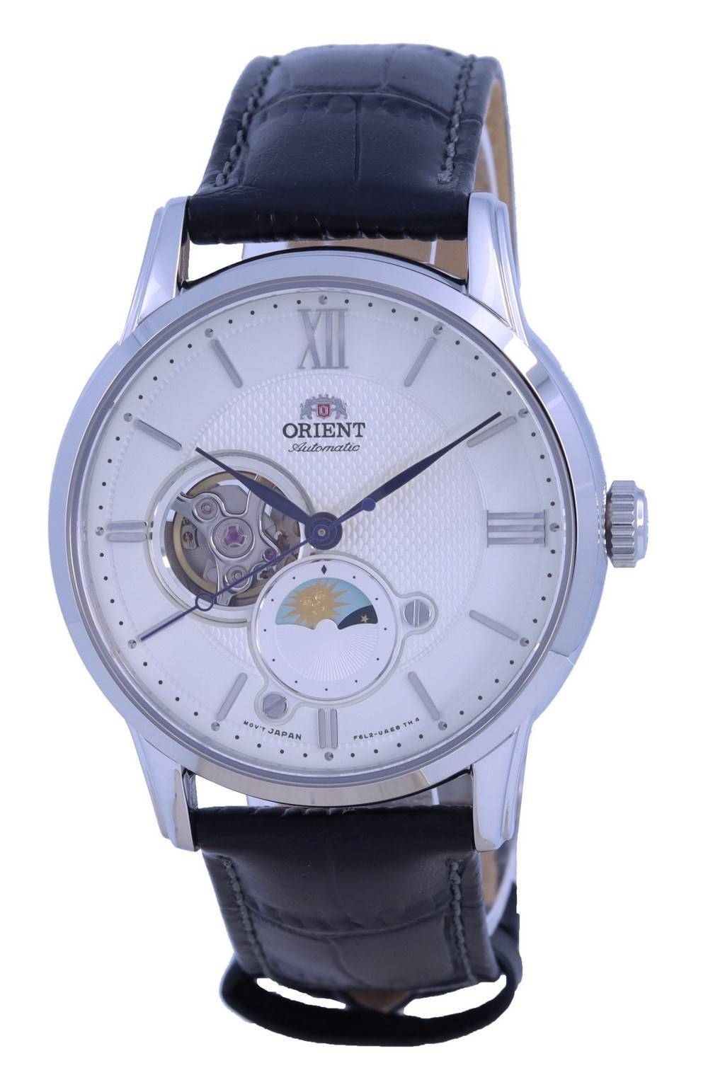 Orient Classic Sun & Moon Open Heart Automatic RA-AS0011S10B Men's Watch