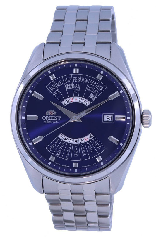 Orient Multi Year Calendar Blue Dial Stainless Steel Automatic RA-BA0003L10B Men's Watch