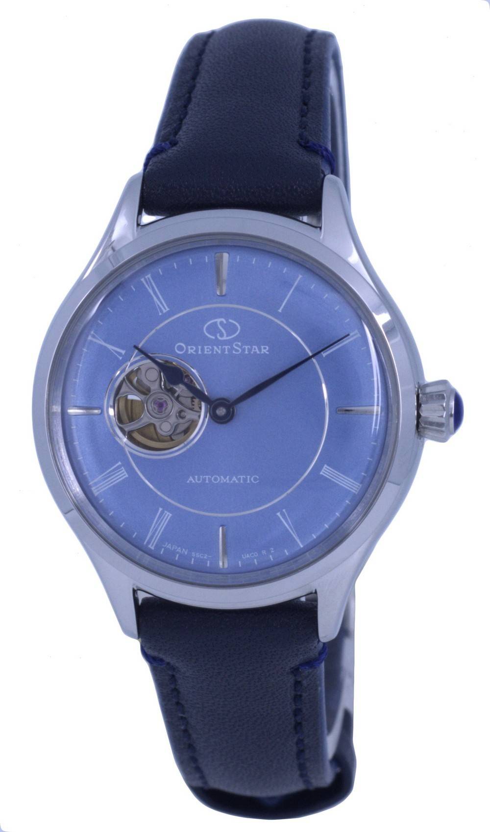 Orient Star Open Heart Analog Blue Dial Automatic RE-ND0012L00B Women's Watch