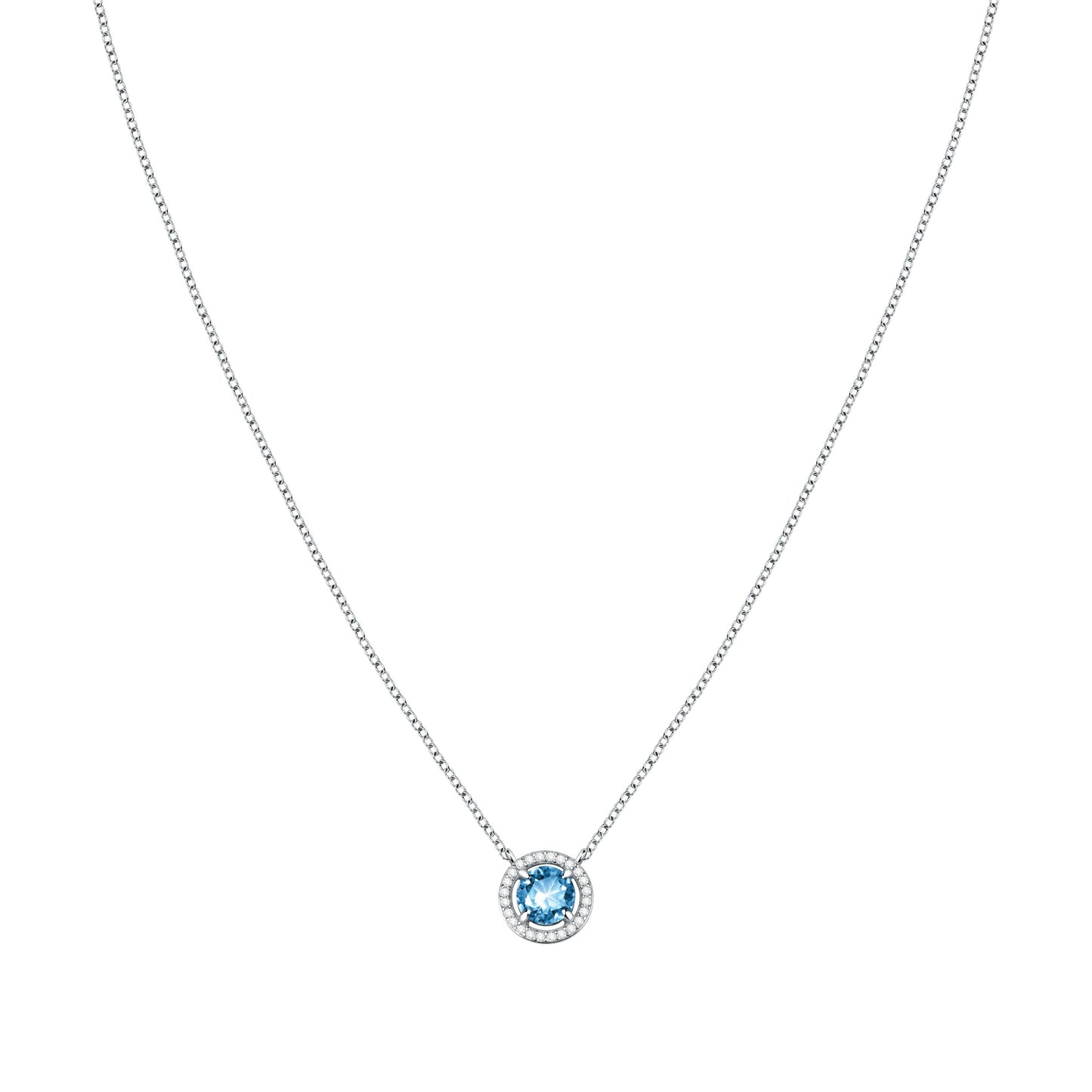 Morellato Tesori 925 Silver Spotlight Necklace SAIW94 For Women