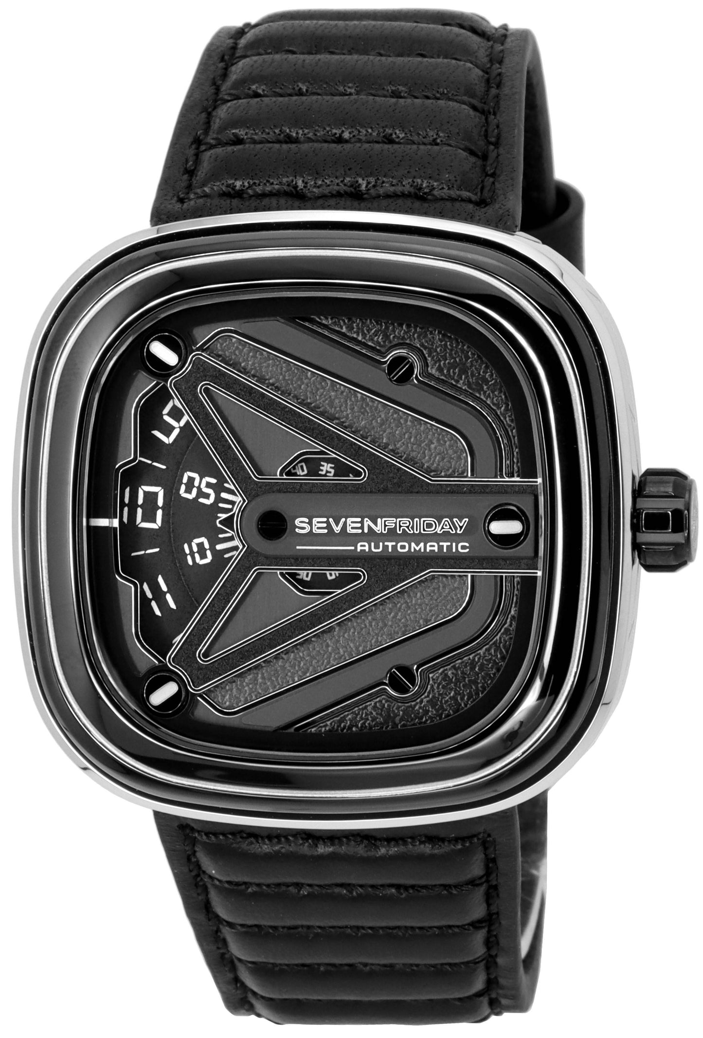 Sevenfriday M-Series Chrome Automatic M3/08 SF-M3-08 Men's Watch