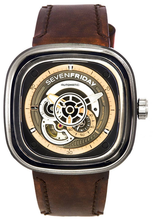 Sevenfriday P-Series Automatic Power Reserve P2C/01 SF-P2C-01 Men's Watch