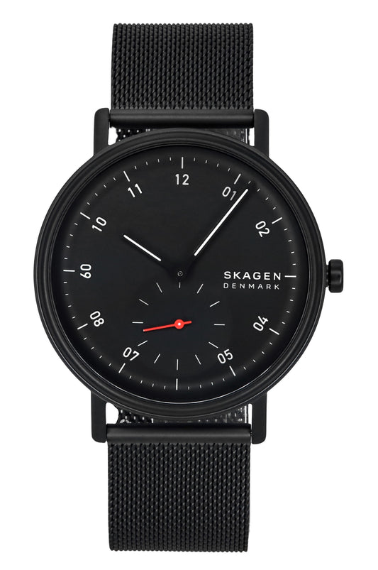 Skagen Kuppel Stainless Steel Black Dial Quartz SKW6892 Men's Watch