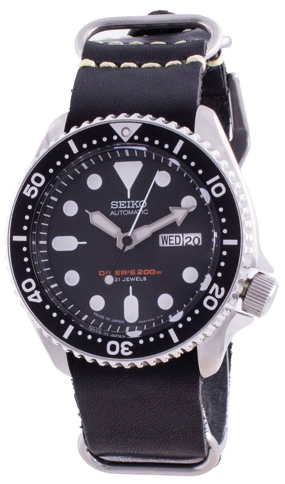 Seiko Automatic Diver's SKX007J1-var-LS19 200M Japan Made Men's Watch