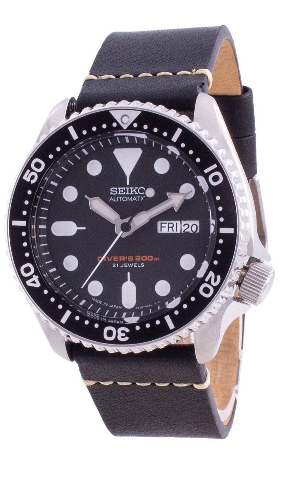 Seiko Automatic Diver's SKX007J1-var-LS20 200M Japan Made Men's Watch