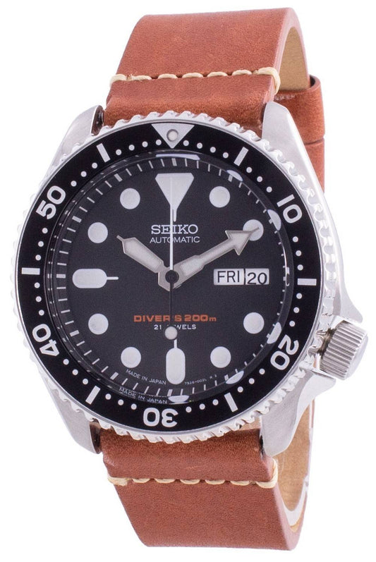 ساعة سيكو اتوماتيك دايفر SKX007J1-var-LS21 200M يابانية الصنع للرجال