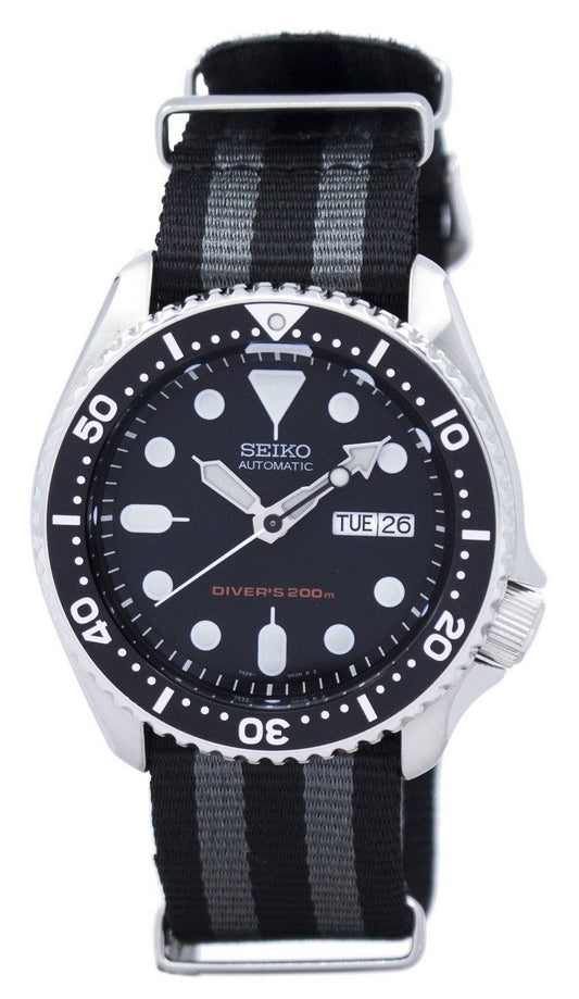 Seiko Automatic Diver's 200M NATO Strap SKX007K1-var-NATO1 Men's Watch