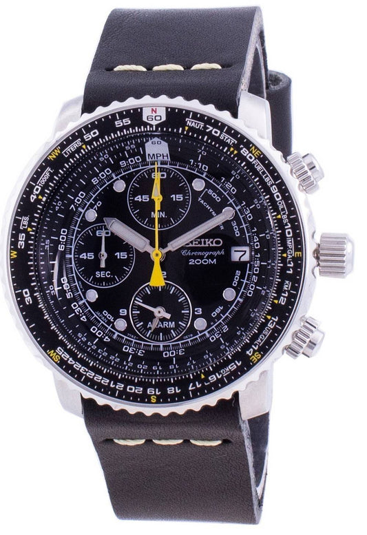 Seiko Pilot's Flight SNA411P1-VAR-LS14 Quartz Chronograph 200M Men's Watch