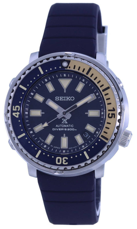 Seiko Prospex Safari Tuna Edition Automatic Blue Dial Diver's SRPF81 SRPF81J1 SRPF81J 200M Men's Watch