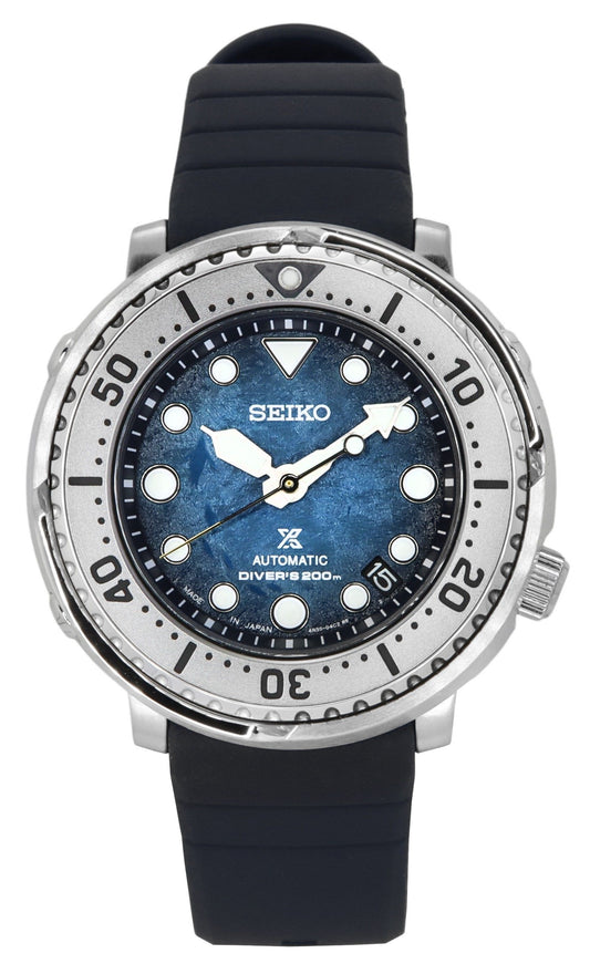 Seiko Prospex Save The Ocean Special Edition Blue Dial 23 Jewels Automatic Diver's SRPH77J1 200M Men's Watch