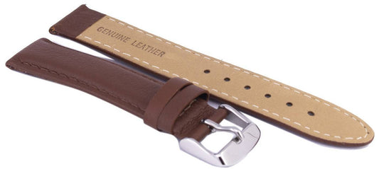 Brown Ratio Brand Leather Strap 18mm