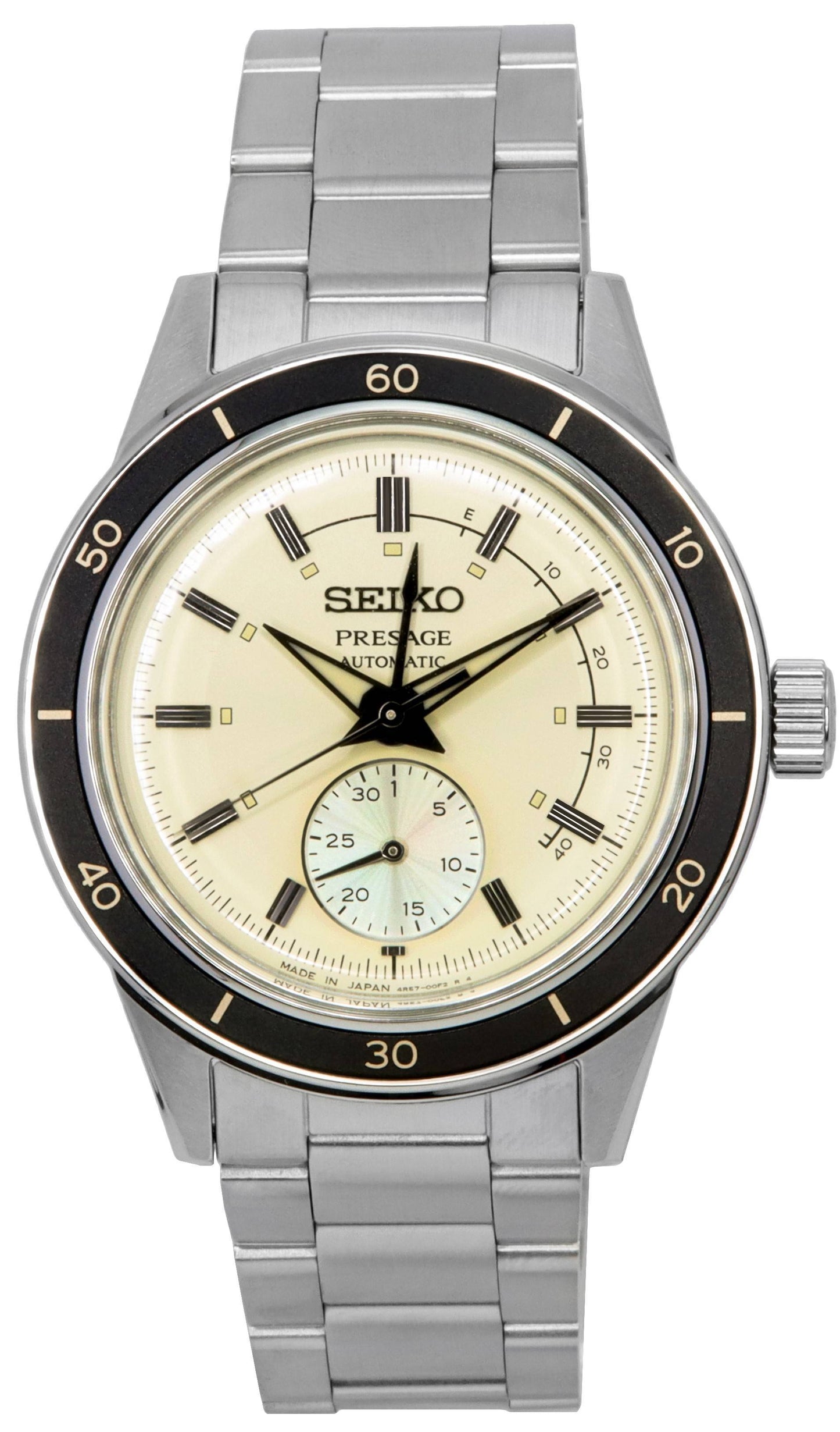 Seiko Presage Style60s Champagne Dial Automatic SSA447 SSA447J1 SSA447J Men's Watch