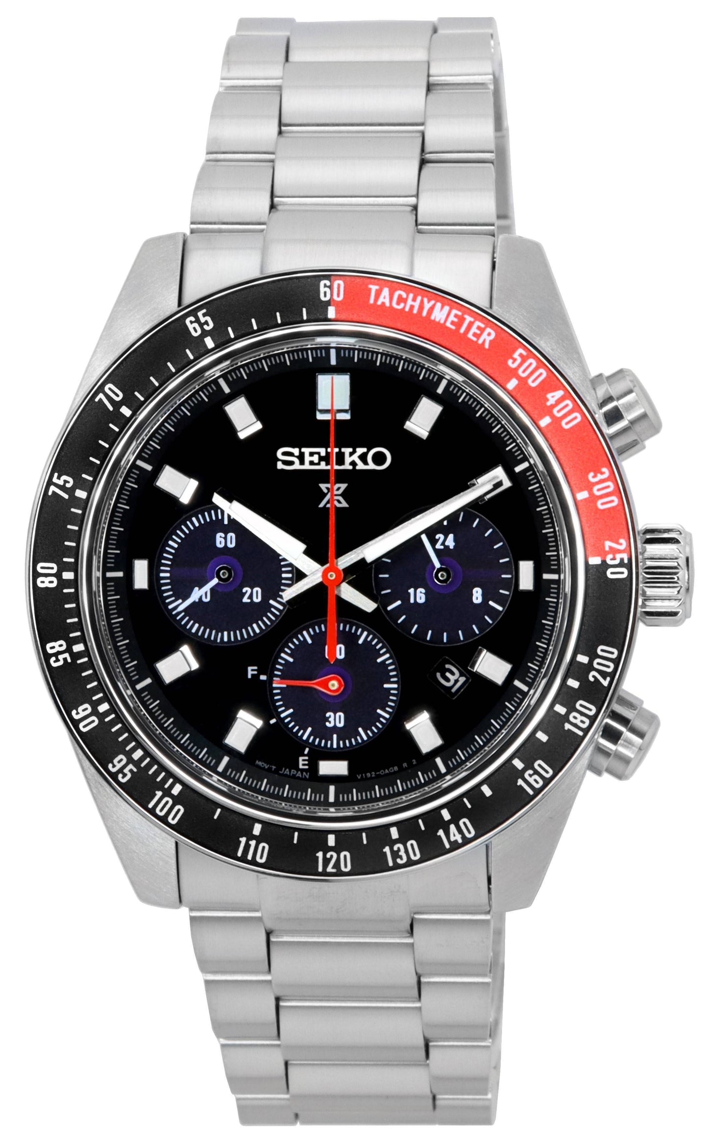 Seiko Prospex Speedtimer Go Large Solar Chronograph Black Dial SSC915 SSC915P1 SSC915P 100M Men's Watch