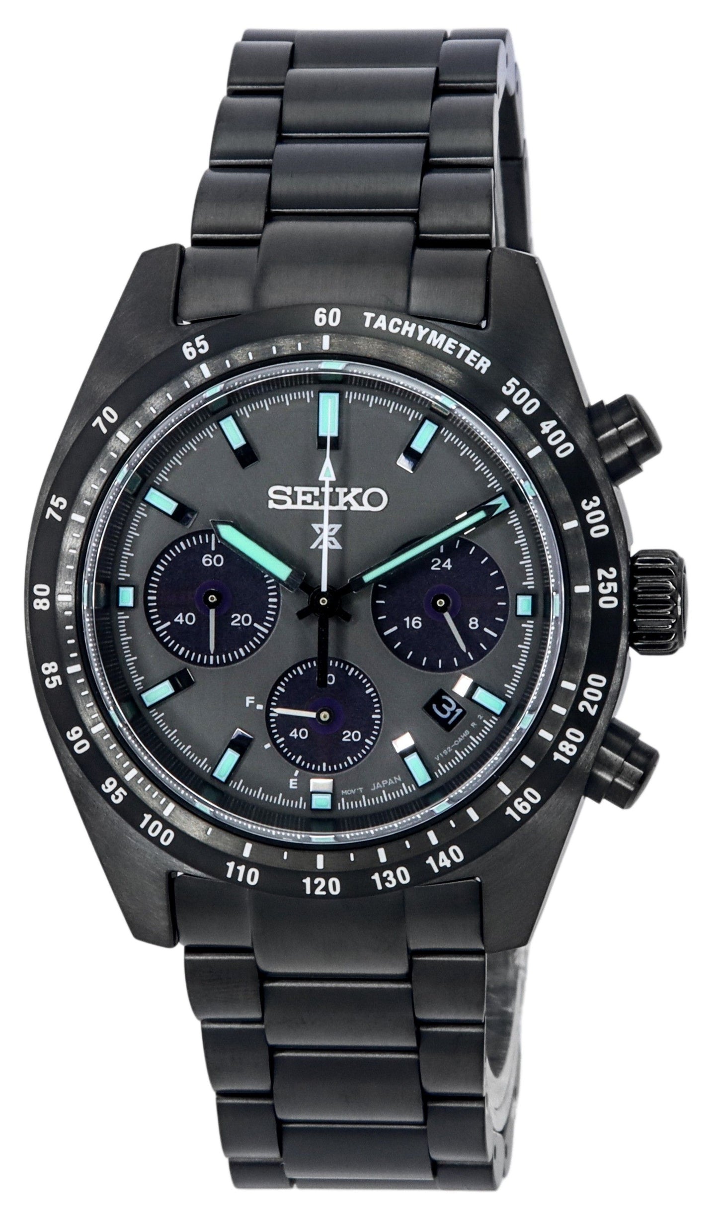 Seiko Prospex Speedtimer The Black Series Chronograph Solar SSC917P1 100M Men's Watch