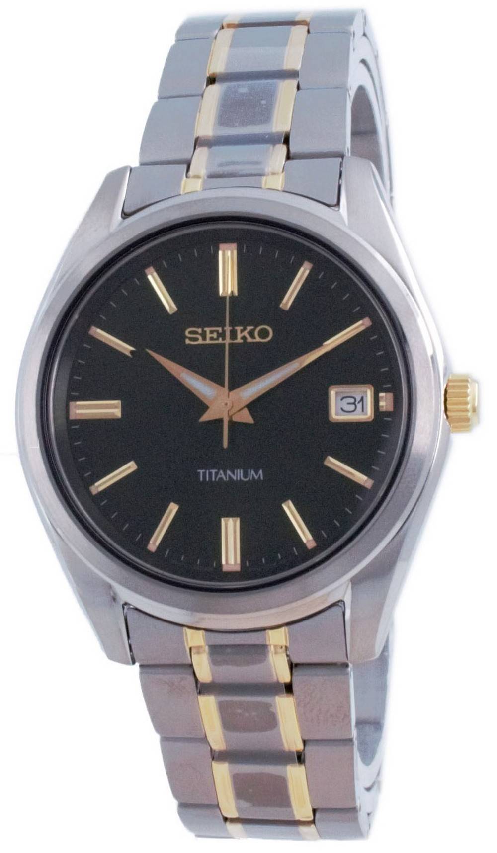 Seiko Discover More Titanium Quartz SUR377 SUR377P1 SUR377P 100M Men's Watch