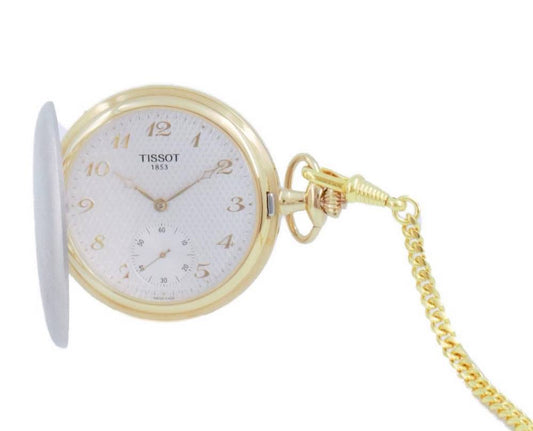 Tissot T-Pocket Savonnettes Quartz T83.9.459.32 T83945932 Pocket Watch