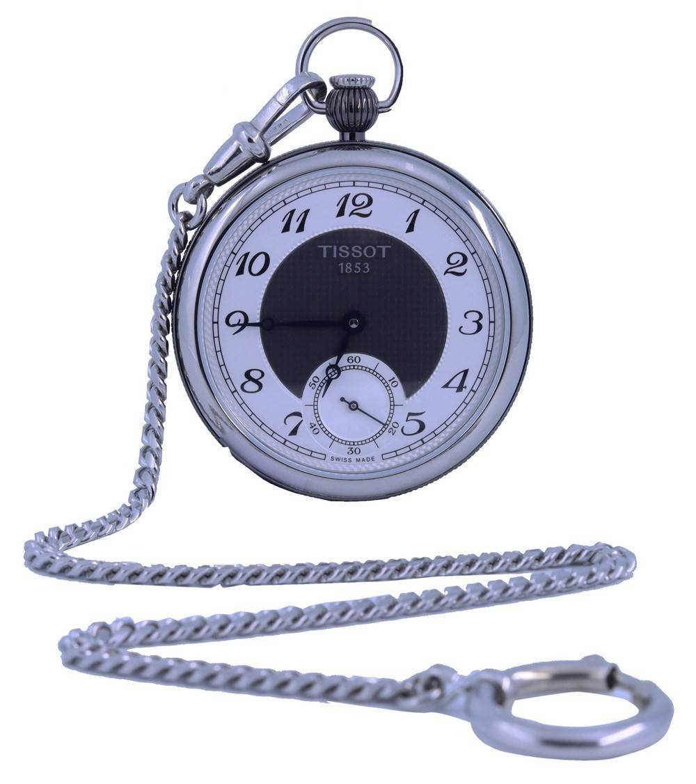 Tissot T-Pocket Bridgeport Lepine Mechanical T860.405.29.032.00 T8604052903200 Unisex Pocket Watch