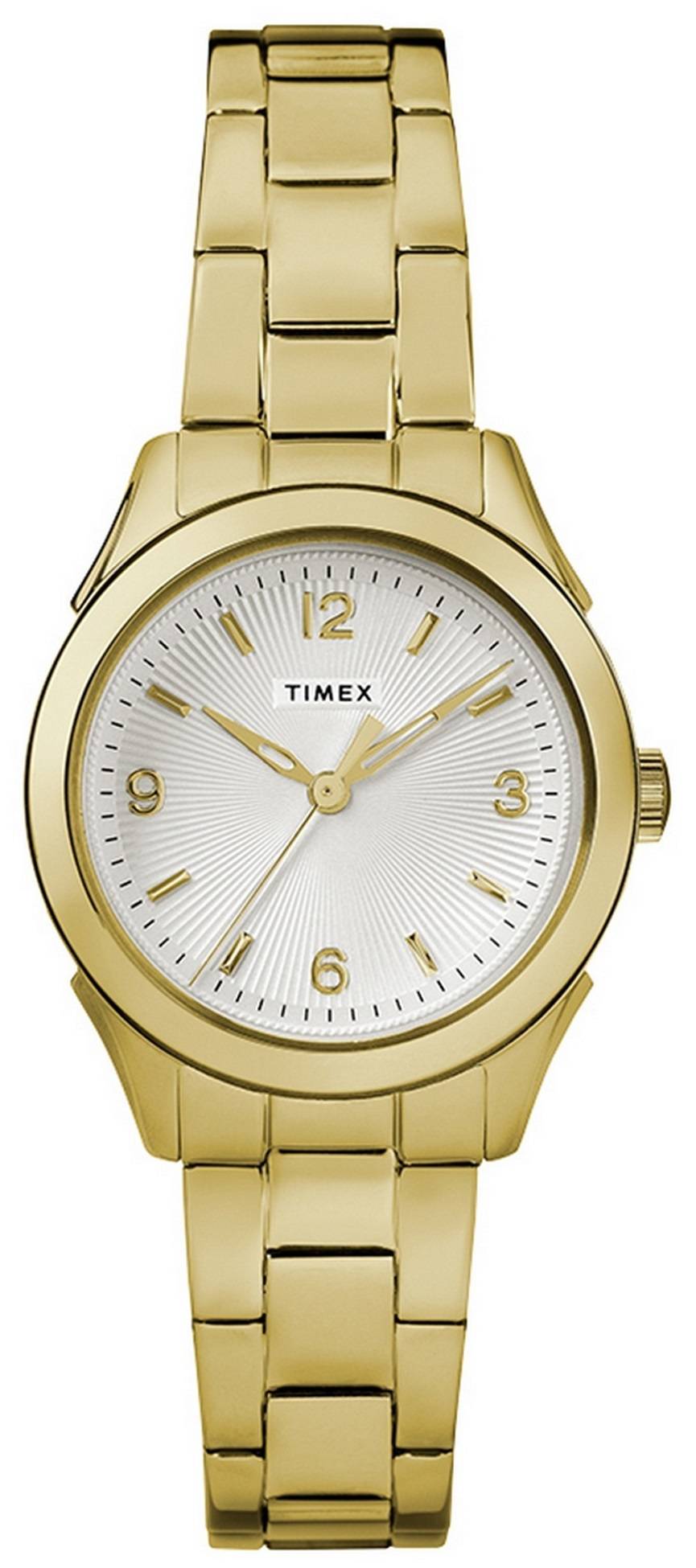 Timex Torrington White Dial Gold Tone Stainless Steel Quartz TW2R91400 Women's Watch