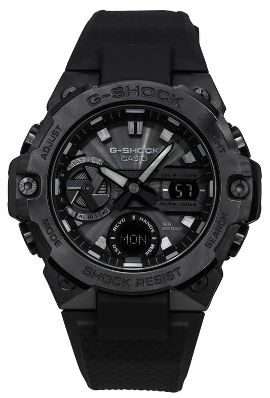 Refurbished Casio G-Shock G-Steel Analog Digital Resin Strap Black Dial Tough Solar GST-B400BB-1A 200M Men's Watch
