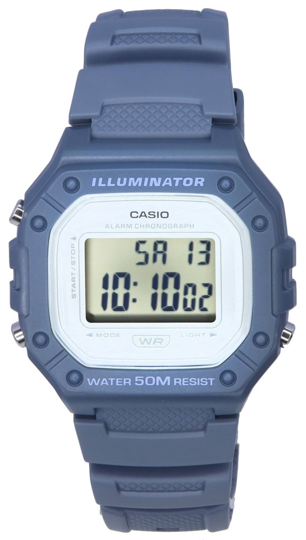 Casio Youth Digital Grey Dial Quartz W-218HC-2A W218HC-2 Unisex Watch