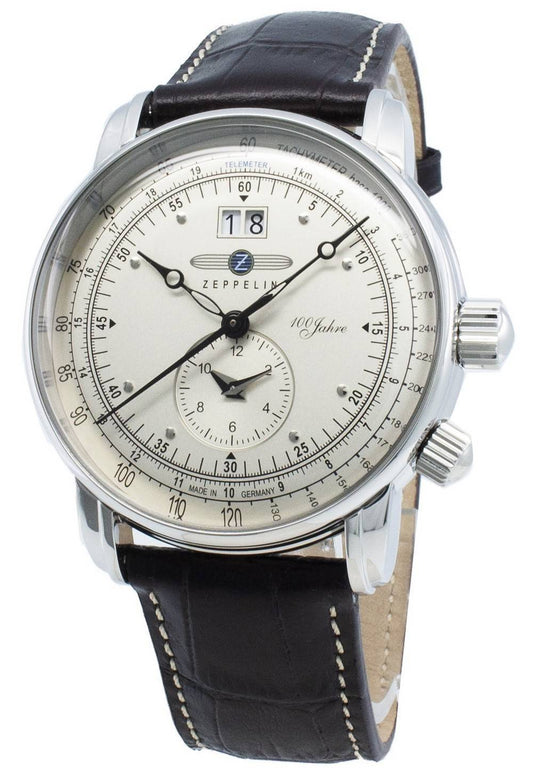 Zeppelin 100 Jahre 7640-1 76401 Quartz Tachymeter Men's Watch