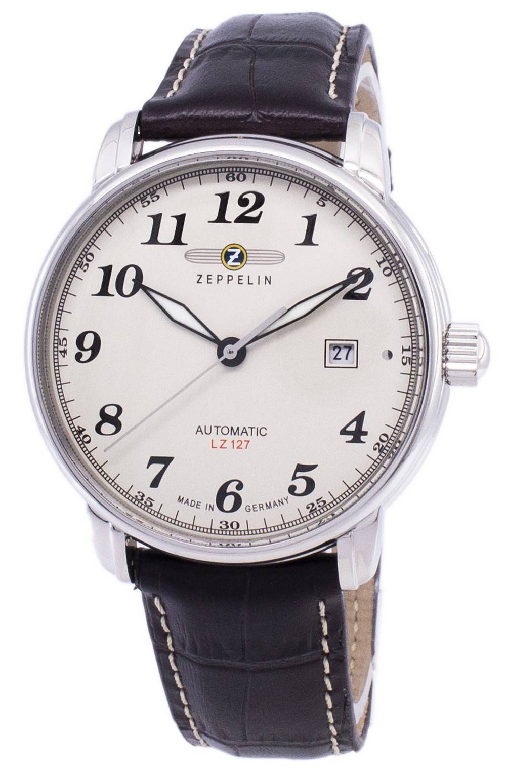 Zeppelin Series LZ127 Graf Automatic Germany Made 7656-5 76565 Men's Watch