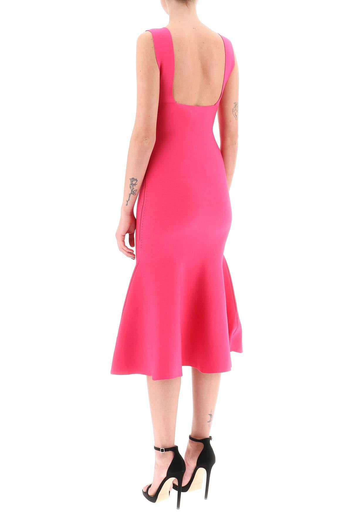 Roland Mouret Roland mouret fluted hem midi dress