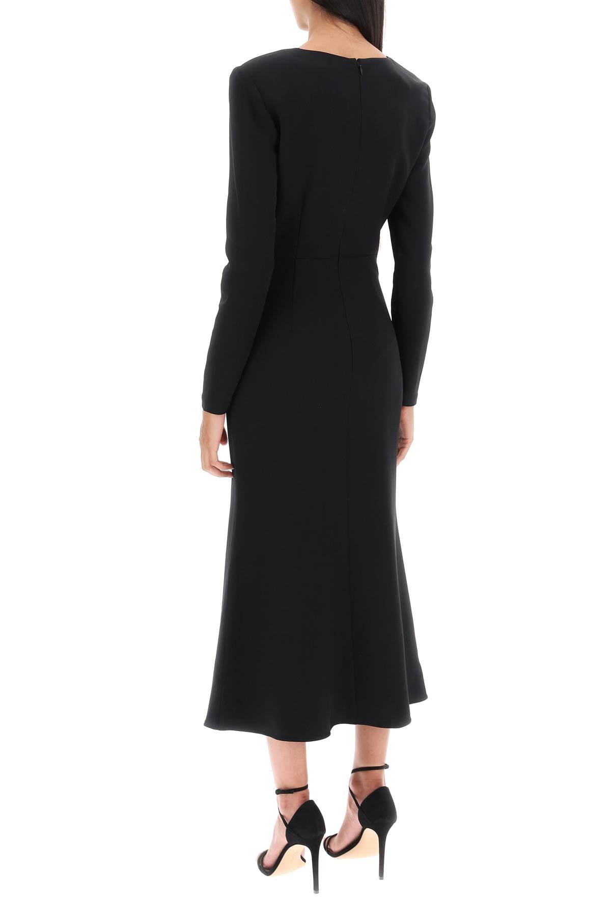 Roland Mouret Roland mouret midi dress with plunging neckline