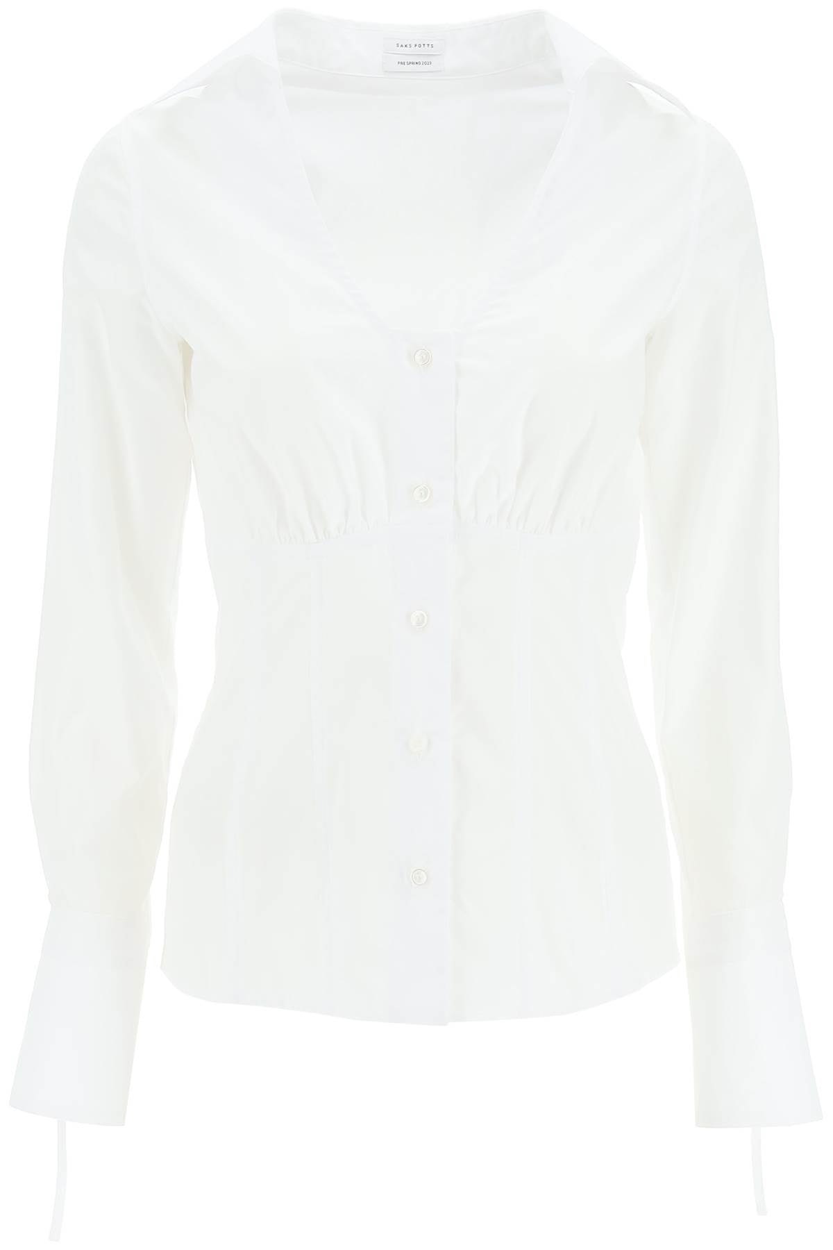 Saks Potts Saks potts 'clark' poplin shirt