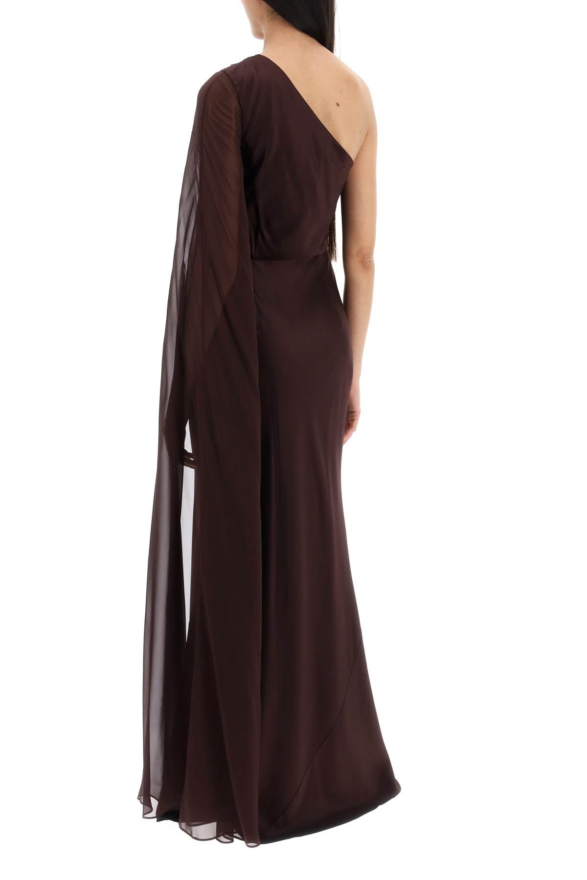 Roland Mouret Roland mouret asymmetric silk satin dress