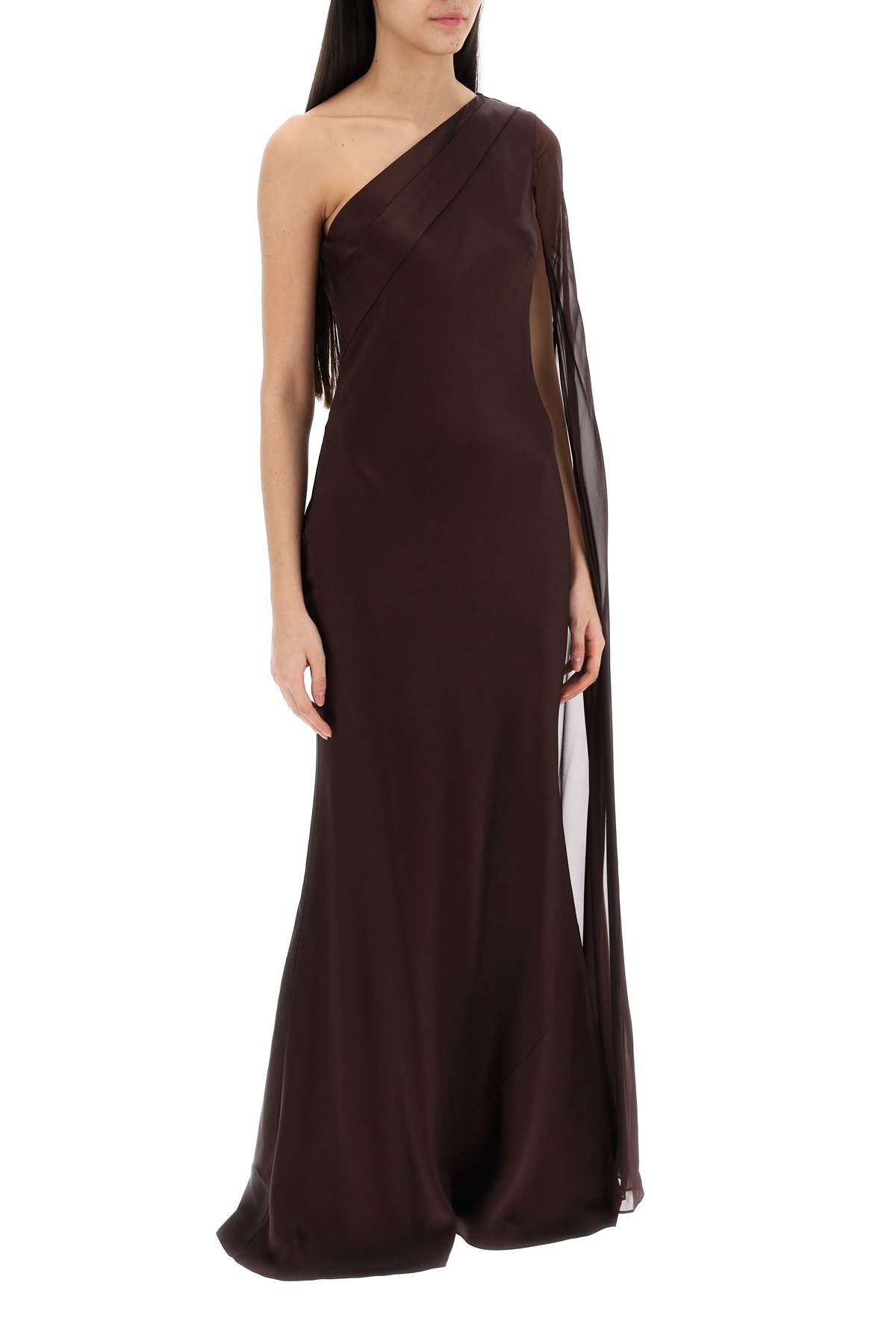 Roland Mouret Roland mouret asymmetric silk satin dress