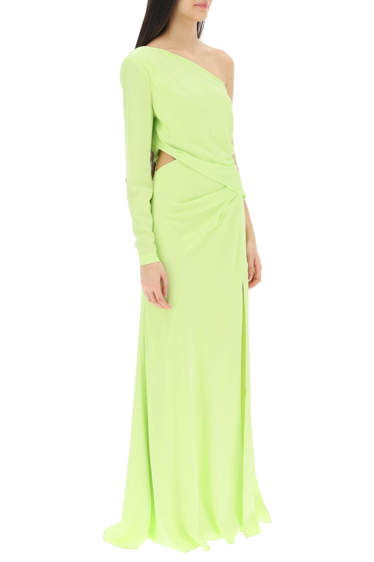 Roland Mouret Roland mouret asymmetric stretch silk gown with cut-out detail