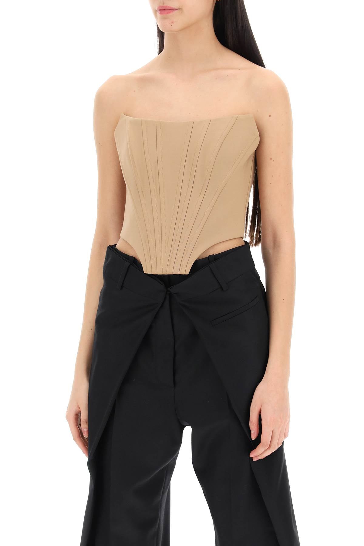 Giuseppe Di Morabito Giuseppe di morabito firefly wool bustier top