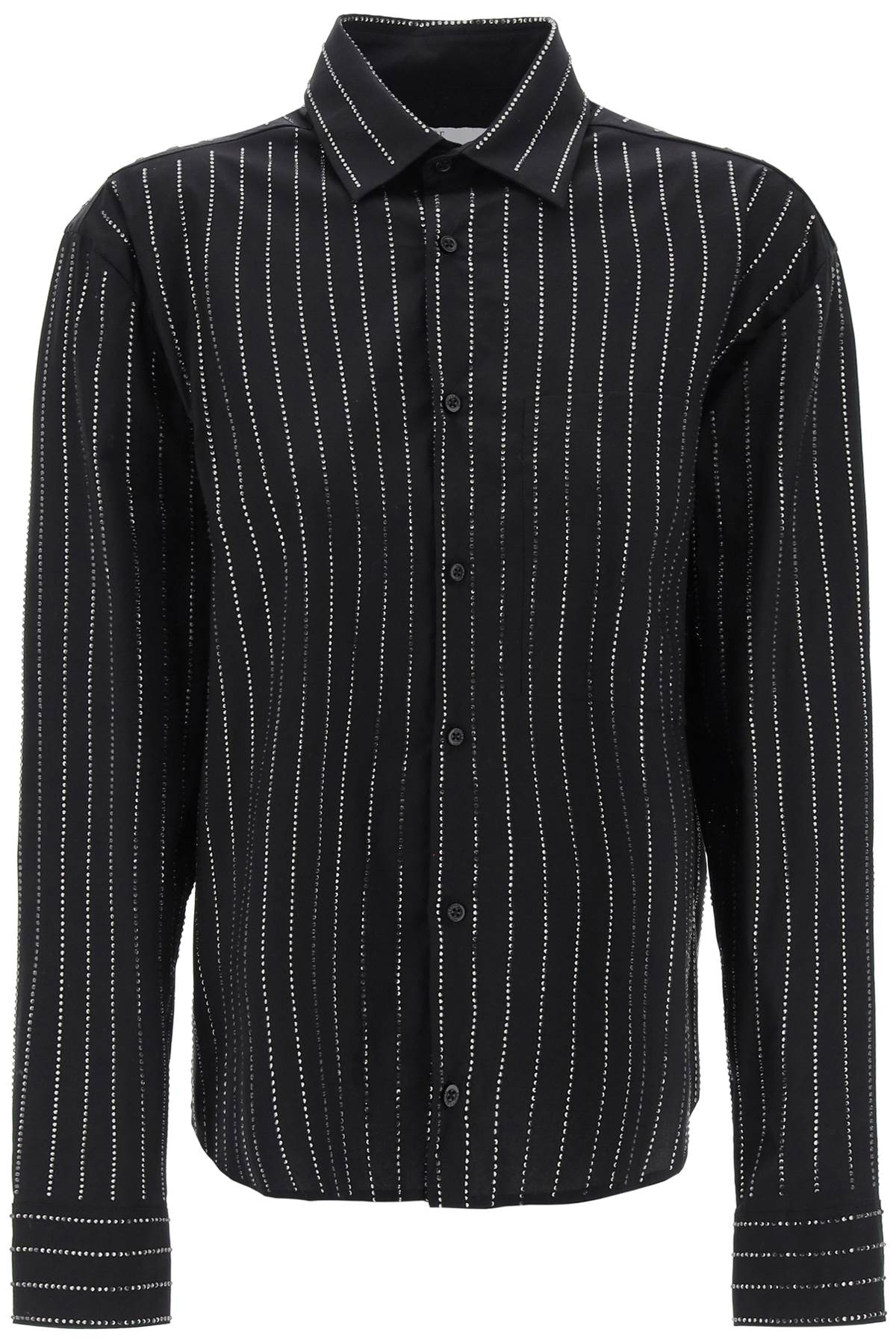 Giuseppe Di Morabito Giuseppe di morabito poplin shirt with rhinestones