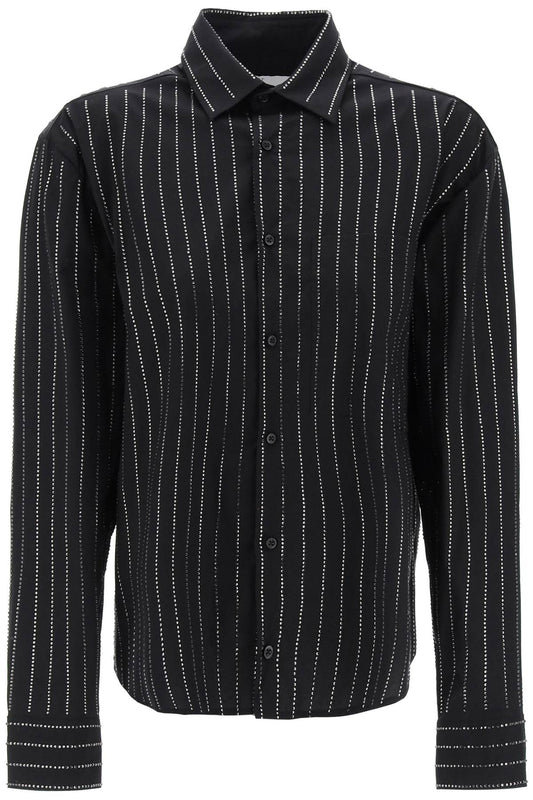 Giuseppe Di Morabito Giuseppe di morabito poplin shirt with rhinestones