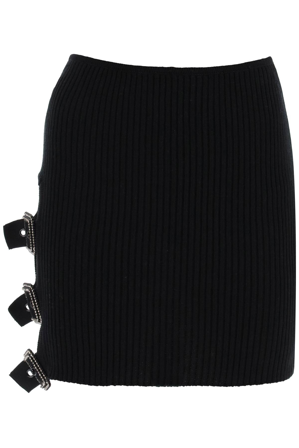 Giuseppe Di Morabito Giuseppe di morabito mini ribbed knit skirt in nine words