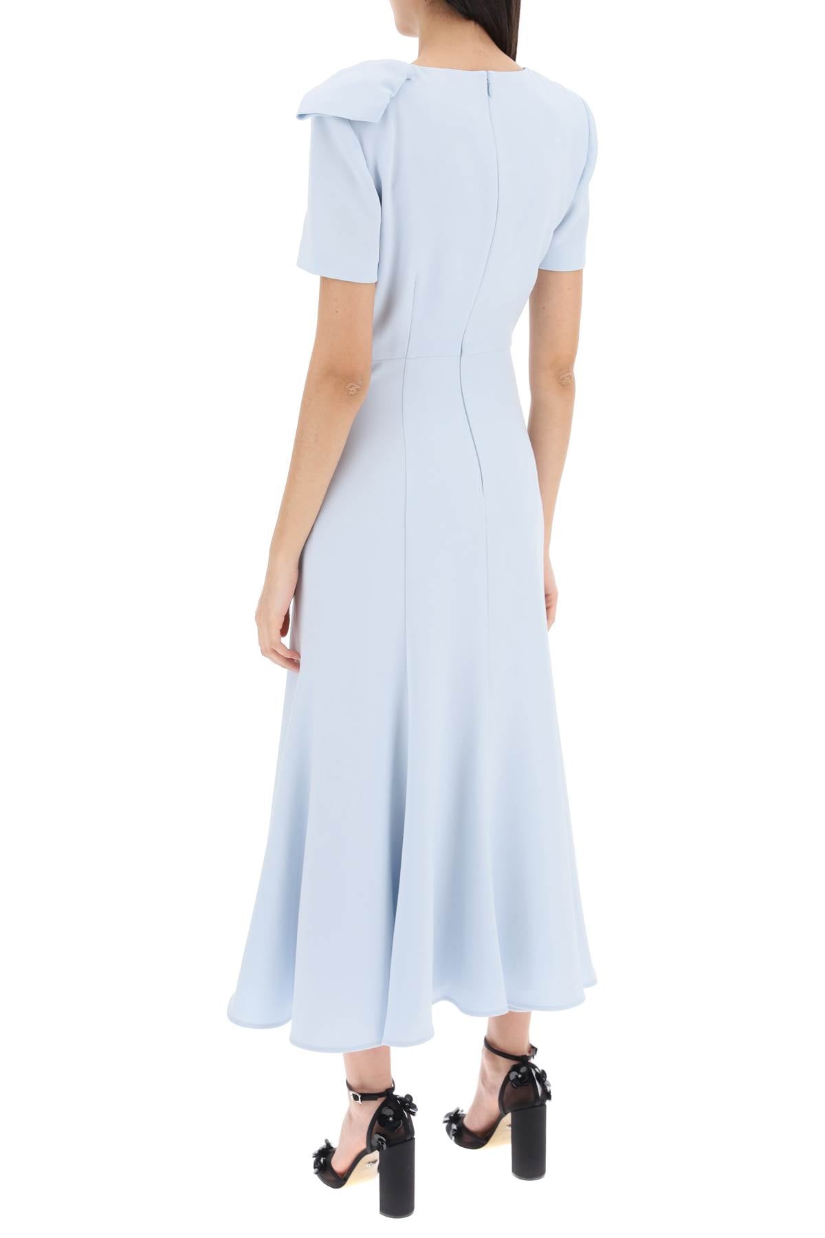 Roland Mouret Roland mouret short-sleeved midi dress in cady