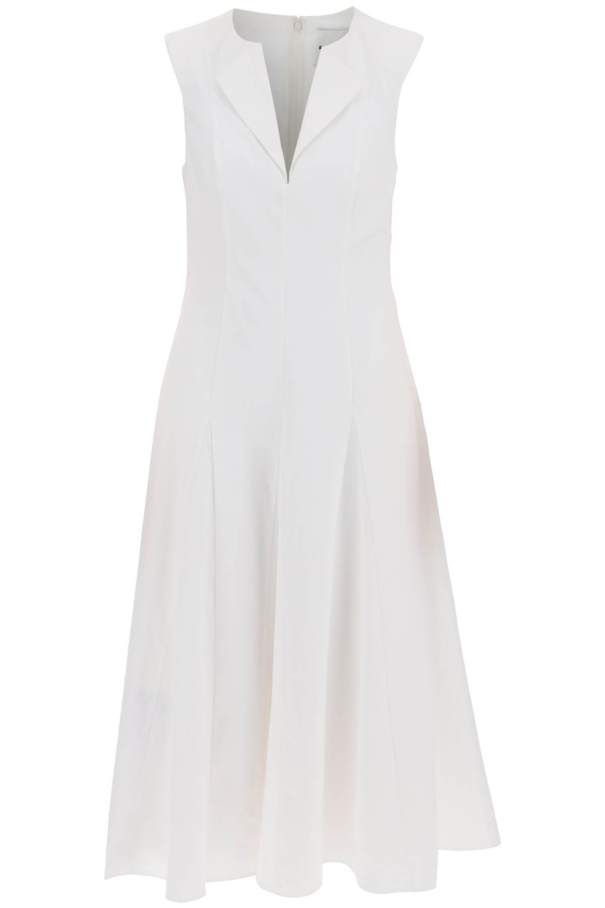 Roland Mouret Roland mouret cotton poplin midi dress in