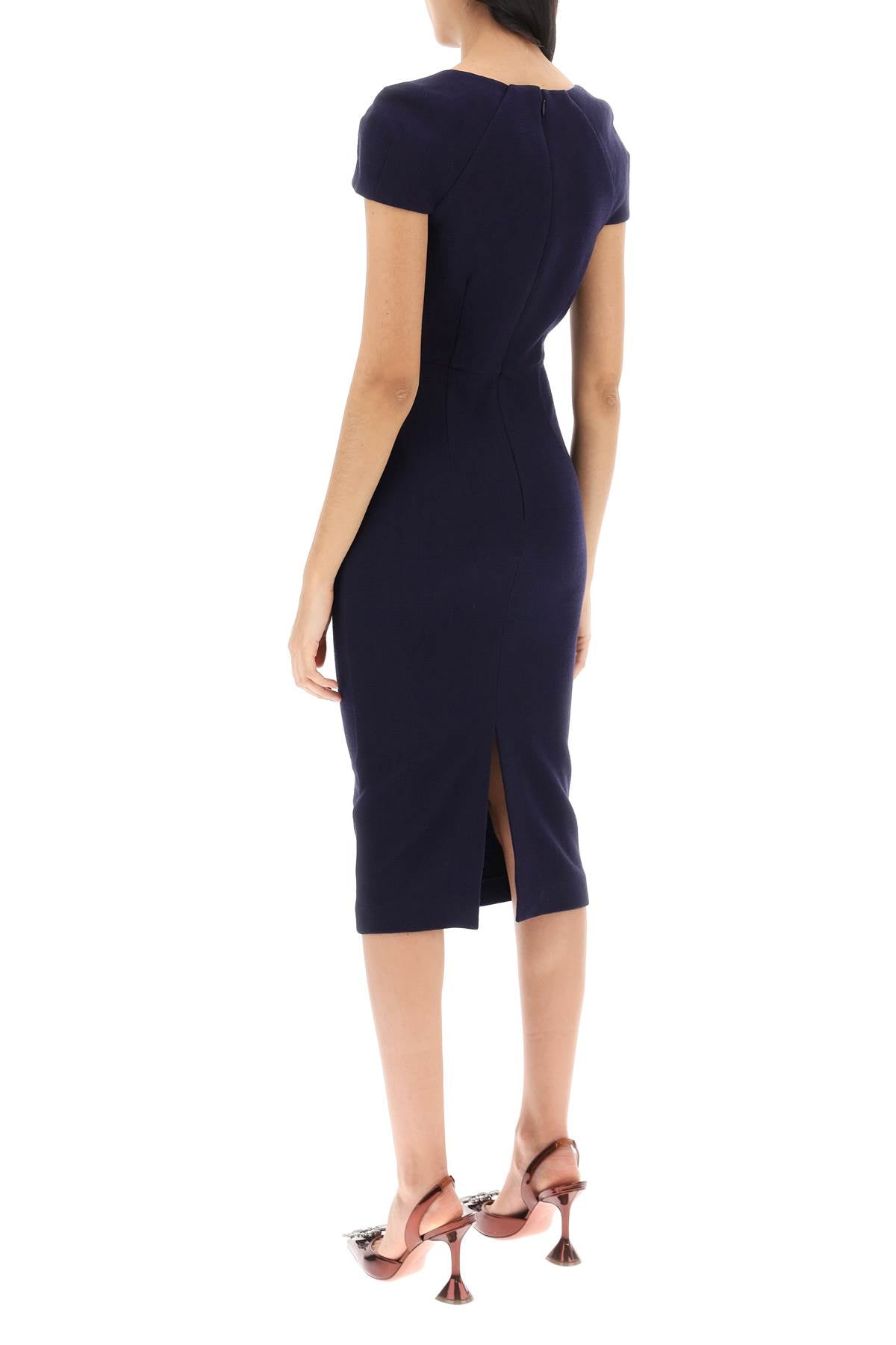 Roland Mouret Roland mouret midi sheath dress in crepe