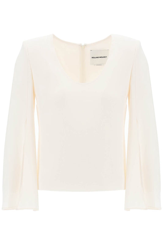 Roland Mouret Roland mouret "cady top with flared sleeve"