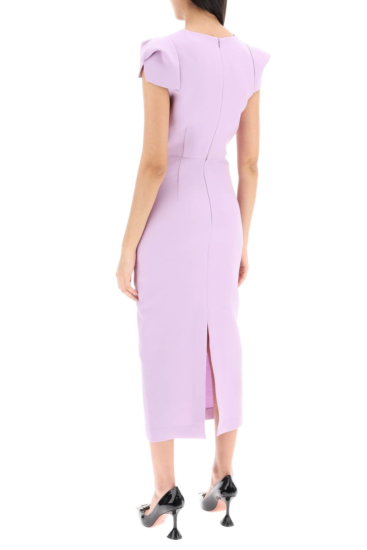 Roland Mouret Roland mouret midi dress with draped detailing